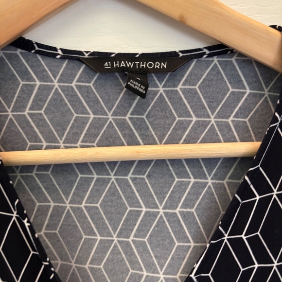 41 Hawthorn Fax Wrap Dress Size XL - Picture 6 of 6